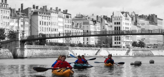 Découvrir Lyon en Canoë Kayak