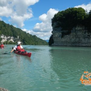 TOPO Rhône – Le barrage de Genissiat sur le Rhône – 14Km